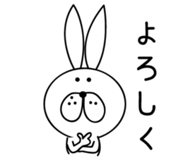It Cute rabbit sticker #12572239