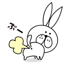 It Cute rabbit sticker #12572243