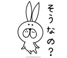 It Cute rabbit sticker #12572244