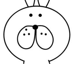 It Cute rabbit sticker #12572246