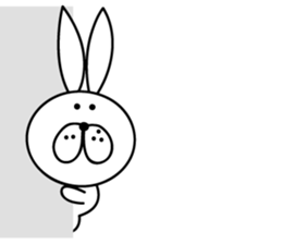 It Cute rabbit sticker #12572251