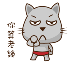 Fart Cat super cocky sticker #12572713