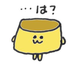 poker-faced Pudding sticker #12573141