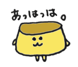 poker-faced Pudding sticker #12573145