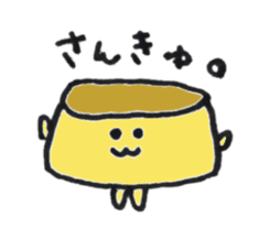 poker-faced Pudding sticker #12573151