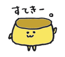 poker-faced Pudding sticker #12573160