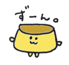 poker-faced Pudding sticker #12573165