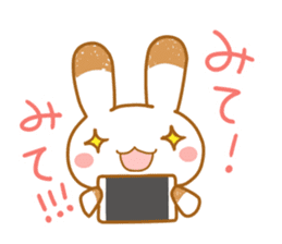 Rabbit to the music game sticker #12573417