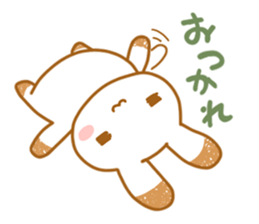 Rabbit to the music game sticker #12573433