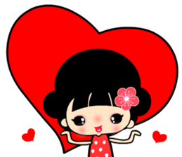 The flower princess sticker #12574025