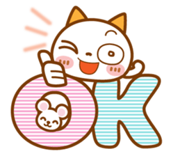 NIKO NYAN[a little big letter]basic set sticker #12574193