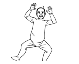 The amusing middle-aged man part6 sticker #12574341