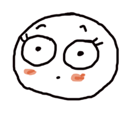 The face emotion sticker #12574354