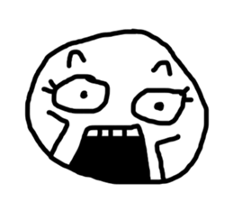 The face emotion sticker #12574364