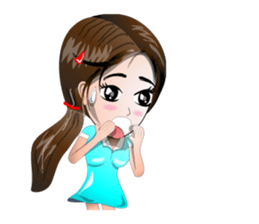 badminton team version-English sticker #12574453