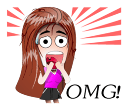 badminton team version-English sticker #12574454