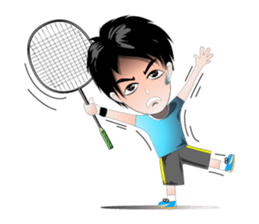 badminton team version-English sticker #12574461