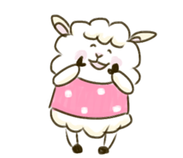 Sheep of pupu sticker #12574635