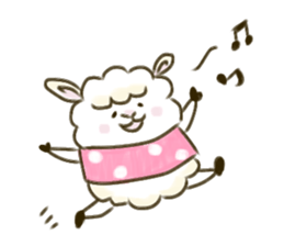 Sheep of pupu sticker #12574636