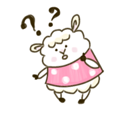 Sheep of pupu sticker #12574639