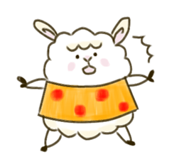 Sheep of pupu sticker #12574645