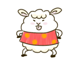 Sheep of pupu sticker #12574646