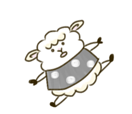 Sheep of pupu sticker #12574648