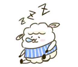 Sheep of pupu sticker #12574650