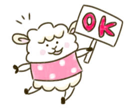Sheep of pupu sticker #12574665