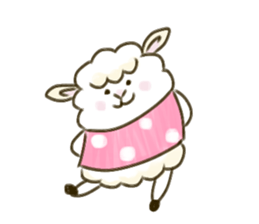 Sheep of pupu sticker #12574667