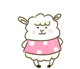 Sheep of pupu sticker #12574669
