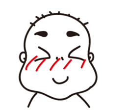 Ugly bald sticker #12574837