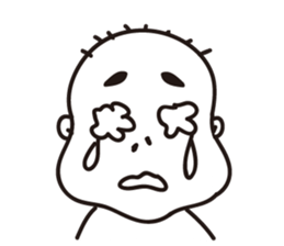 Ugly bald sticker #12574846