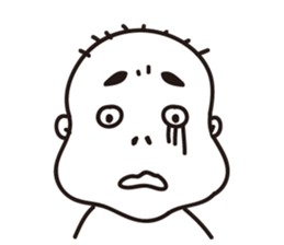 Ugly bald sticker #12574854