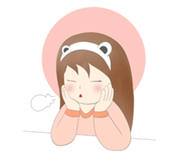 Adorable Girl (Cuteness Overload) sticker #12575285