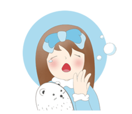 Adorable Girl (Cuteness Overload) sticker #12575286