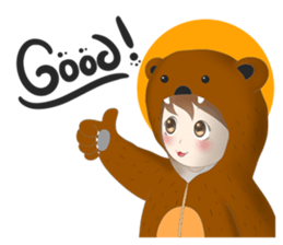 Adorable Girl (Cuteness Overload) sticker #12575287