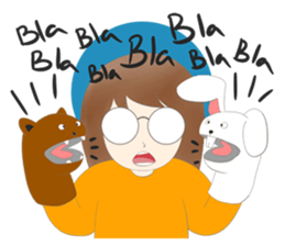 Adorable Girl (Cuteness Overload) sticker #12575302