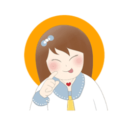 Adorable Girl (Cuteness Overload) sticker #12575303