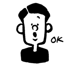 ordinary reaction -Boy- sticker #12575316