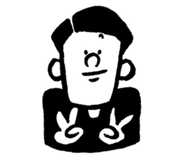 ordinary reaction -Boy- sticker #12575338