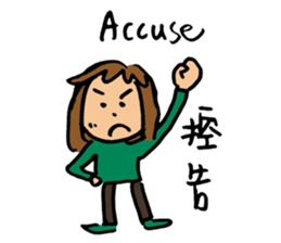 The Letter A sticker #12575435