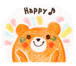 Bear in a handmade shop sticker #12575783