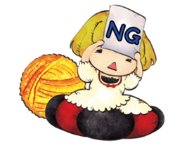 Stuffed planet. sticker #12576021