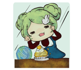 Stuffed planet. sticker #12576023