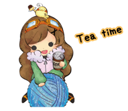 Stuffed planet. sticker #12576038