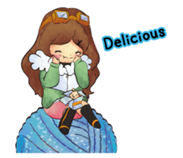 Stuffed planet. sticker #12576041