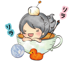 Stuffed planet. sticker #12576049