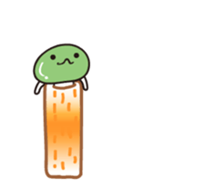 Animated edamamekun by peco sticker #12576334