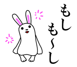 Soft movement of the rabbit 3 sticker #12576343